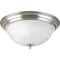 Progress Lighting Three-Light Dome Glass 15-1/4" Close-to-Ceiling P3926-09 - alternate 1